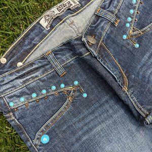 Y2k low rise straight leg denim jeans